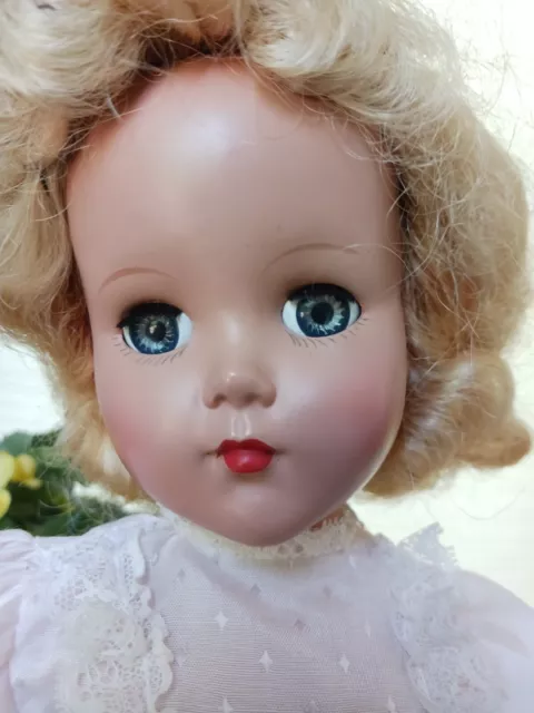 Vintage Arranbee (R&B) 17 inch Nancy Lee Doll in pink dress