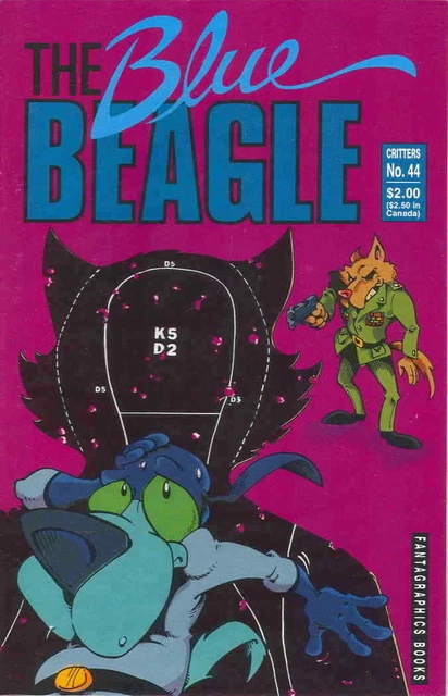Critters #44 VF/NM; Fantagraphics | Blue Beagle - we combine shipping