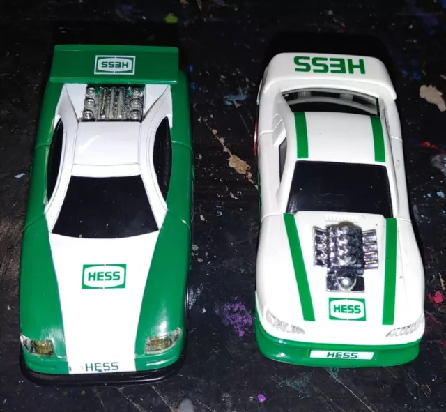 1997 Set Of Two Hess Cars - Untested - Many Hess Vehicles Available