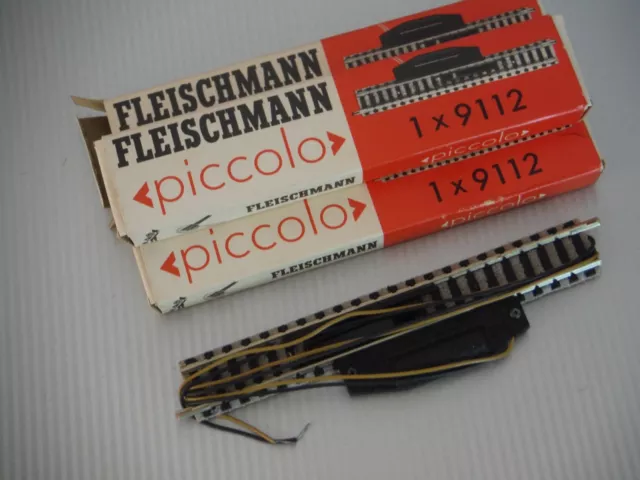 Fleischmann Piccolo binario sganciavagoni elettrico art.9112 lungh. 111 mm