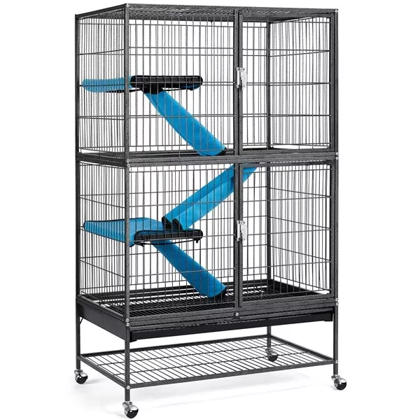 Gabbia per Coniglio Nano Animali Domestici Criceti Metallo Grande Altezza 137 cm