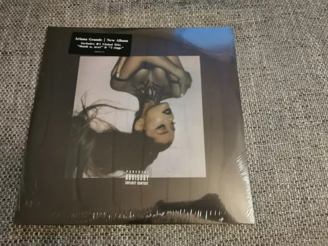 Ariana Grande - Thank u Next -  Exclusive Clear / Pink Split Vinyl / LP - Neu