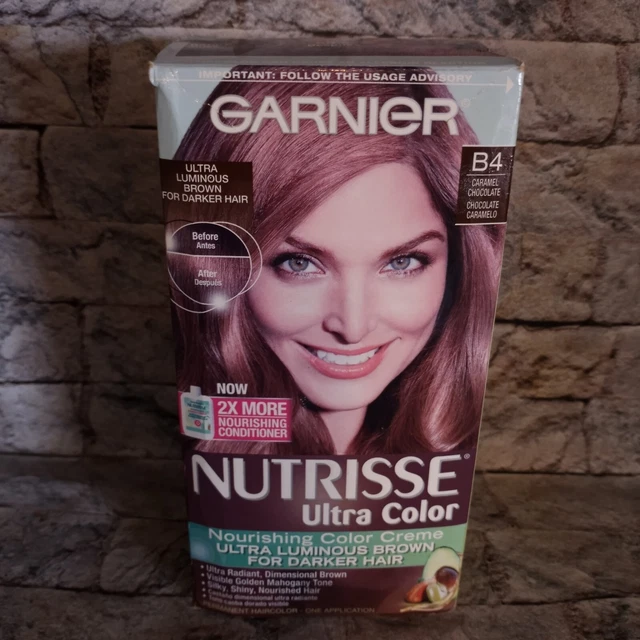 GARNIER NUTRISSE ULTRA Nourishing Color Creme Hair Color B4 Carmel
