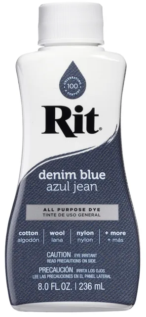 Líquido Rit Dye 8 oz azul denim