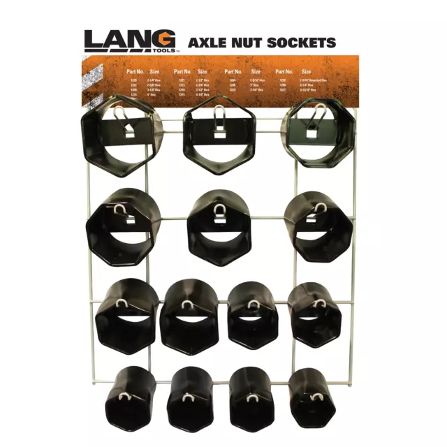 14PC Axe Écrou Affichage Lang Tools (Kastar) 1290