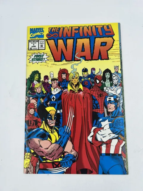 Marvel Comics The Infinity War #1 Comic Book June 1992. Bagged & Boarded