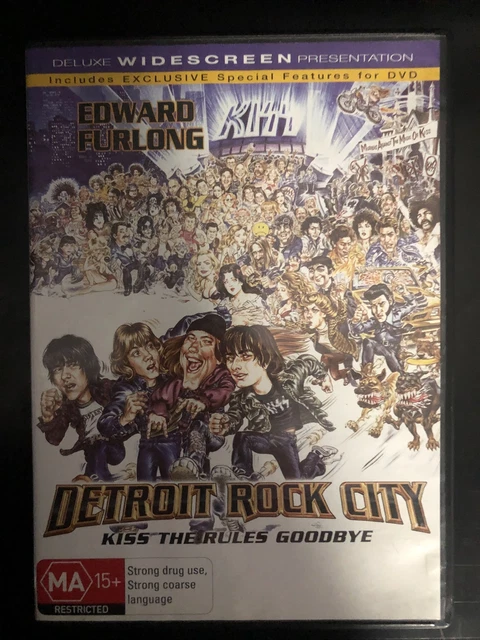 Detroit Rock City DVD Kiss The Rules Goodbye 1999 Region 4 Edward Furlong KISS