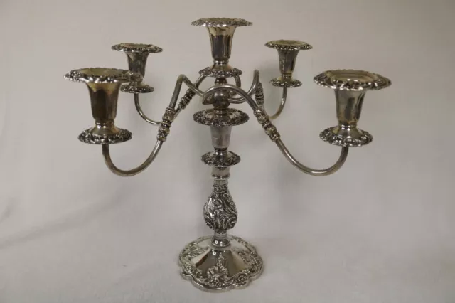 Sheffield Silver Co. Candelabra Silver Plate EPC Early 1800's 5 Arm Beautiful