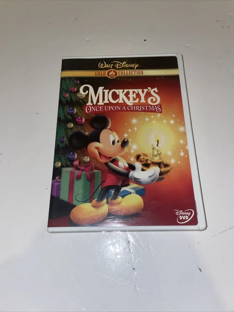 MICKEY'S ONCE UPON A Christmas DVD Disney Gold Collection Mickey Mouse
