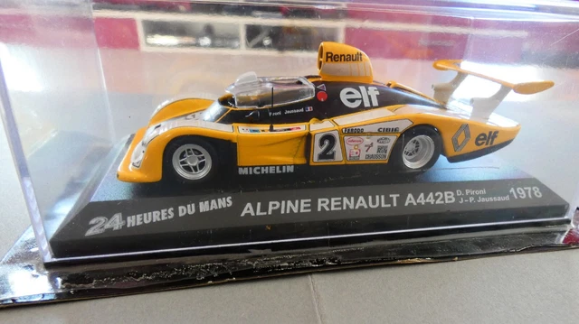 MINIATURE 24 HEURES Du Mans 1978 Alpine Renault A442B Didier Pironi 1