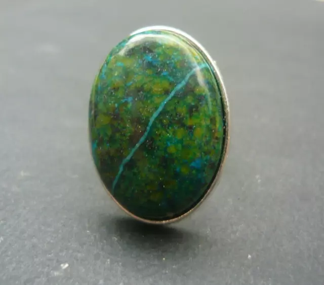 Bague Chrysocolle ajustable, Réglable pour toutes tailles de doigt