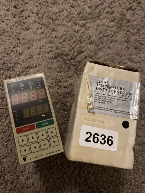 Toho/Sixth Sense MC125-DII-5000 Digital Temperature Controller 1-5V Input(+/-) 1