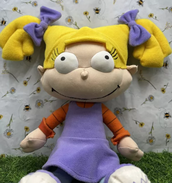 Rugrats Angelica 17” Plush Soft Toy Doll Rare Universal Studios 2002 Version