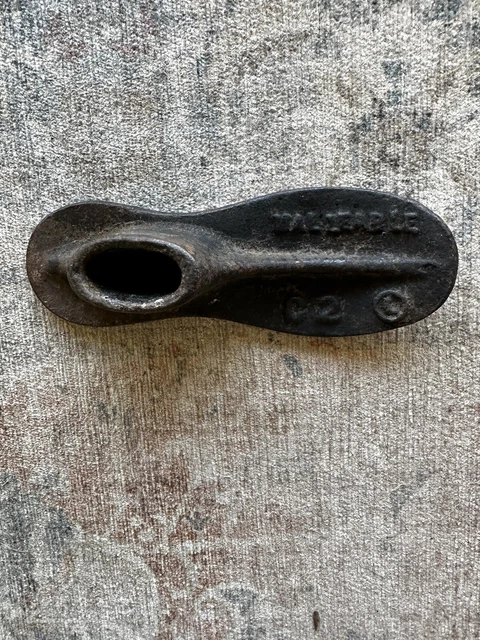 Antique Vintage Cast Iron Cobbler Shoe Form/ Mold Shoemaker. Small  02