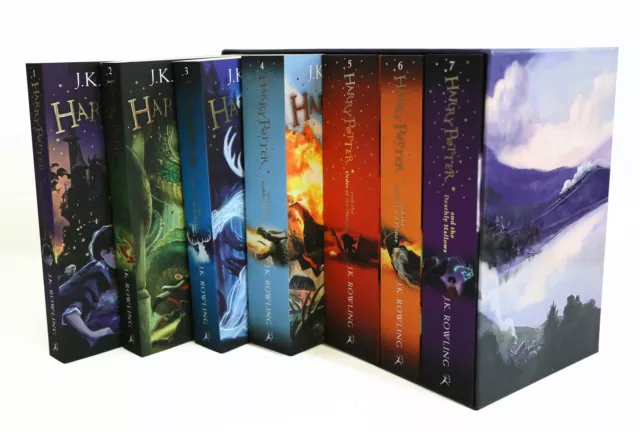 The Complete Harry Potter 7 Books Collection Boxed Gift Set NEW J. K. Rowling 2