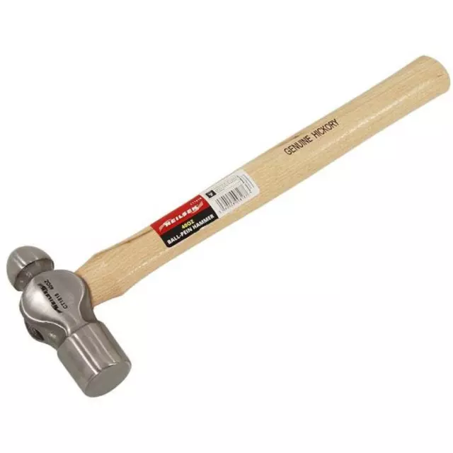 Neilsen 40oz Round Ball Pein Hammer Hickory Handle Engineers Machinists