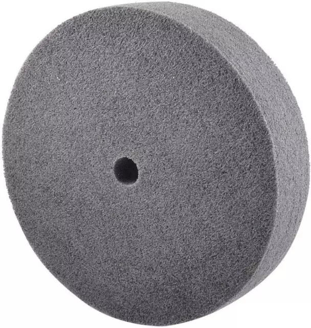 8Inch 203Mm Dia 180# Grit Nylon Fiber Polishing Buffing Wheel, Dark Gray