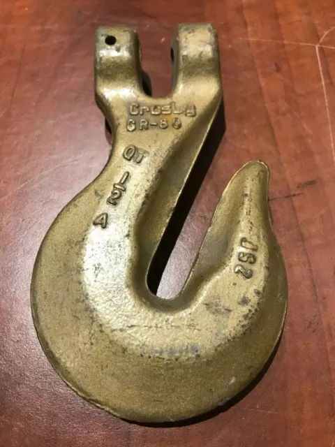 New 1/2" Crosby Clevis Grab Hook Grade 80 USA | WLL 12,000 lb.