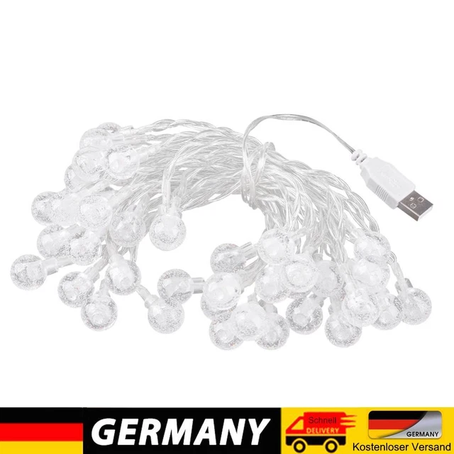 GDWD Sfera di cristallo 3D, luce notturna, scena notturna, lampada a LED con base in legno, ricarica USB, sistema solare pianeta, regalo di compleanno per bambini, decorazione da tavolo (sistema