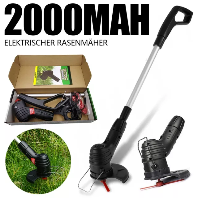 Garden Grass Trimmer Cordless Battery Electric Grass Strimmer Edger Cutter