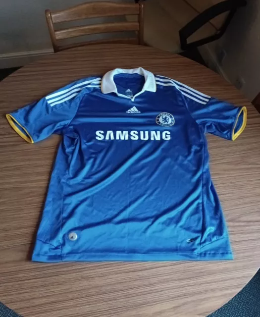 CHELSEA FC MEN S Football Home Shirt 2008 2009 Adidas Samsung