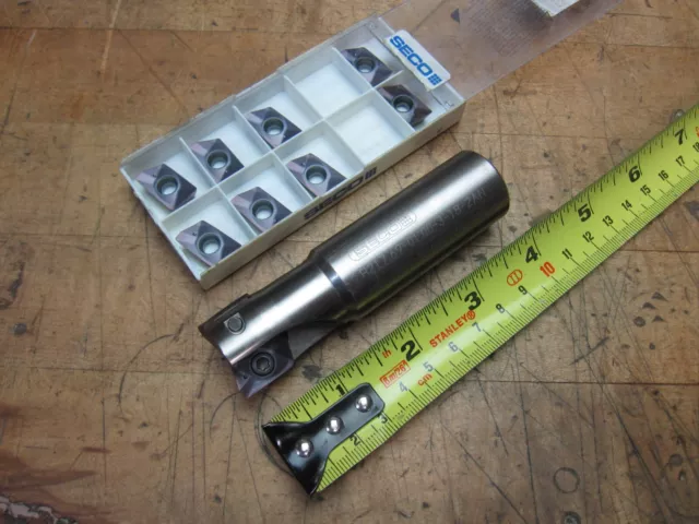 Seco R217.69-01.00-3-18-2AN 2 flute 1" indexable end mill 6 new XOMX180608TR-M14
