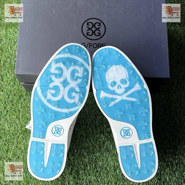 G/FORE G4 SKULL Saddle Gallivanter Golf Shoe Sneaker ⛳️ US 10 ⛳️ Teal