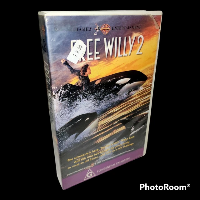 FREE WILLY 2 VHS Video Tape Jason James Richter Family Movie Vintage