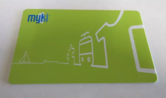 Myki - Plastic Card Ticket - Public Transport Victoria - Trams, Trains and Buses