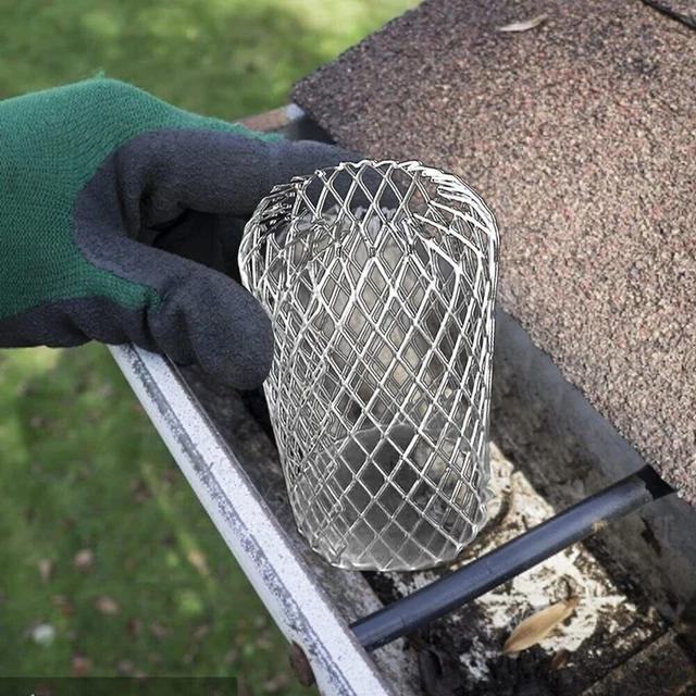 Grondaia schermi foglia raccoglitore accessori giardinaggio fognature alluminio