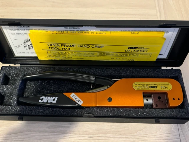 DANIELS DMC HX4 Crimp Tool M22520/5-01 with Y730MR crimp insert £97.99 ...