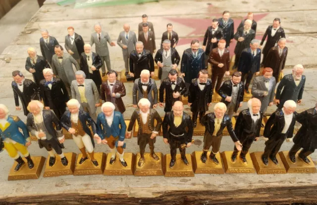 Vintage Marx Presidents Figures Lot Of 41 Vintage Marx Presidents Figures Lot Of 41