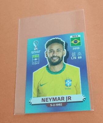 Planche D'autocollants Panini World Cup 2018 Russie – Neymar Jr & Brésil Pelé 1958