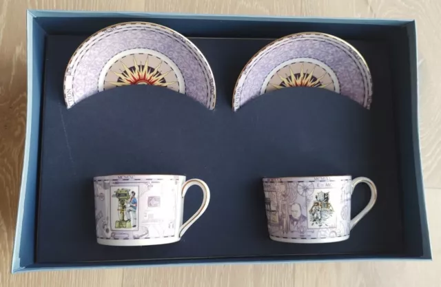 Wedgewood Millennium Collection - 20th Century Progress and Peace Tea Cup Set