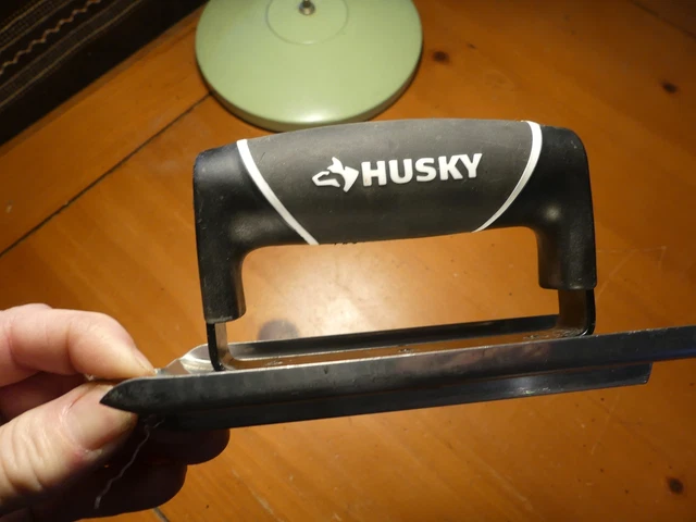 Husky Concrete Bricklayers Mason Tool 6x3 Stainless Hand Groover New