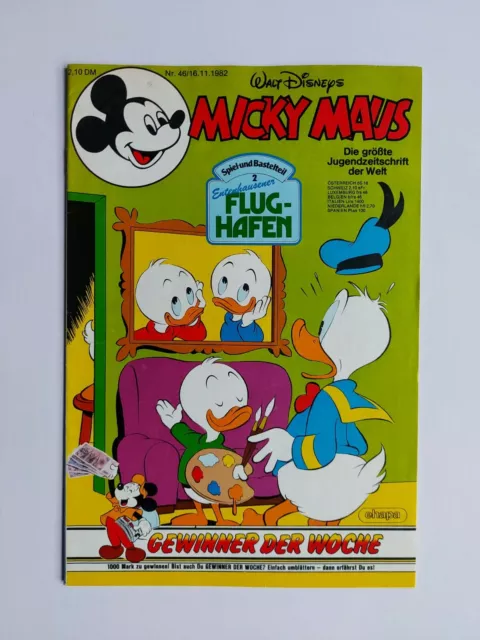 Ehapa - Micky Maus Nr. 46 / 16.11.1982 - Top Zustand / Z1 (mit Beilage)