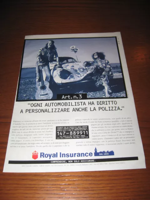 *Ai1=Royal Insurance=Pubblicita'=Advertising=Werbung=Coupure De Presse=