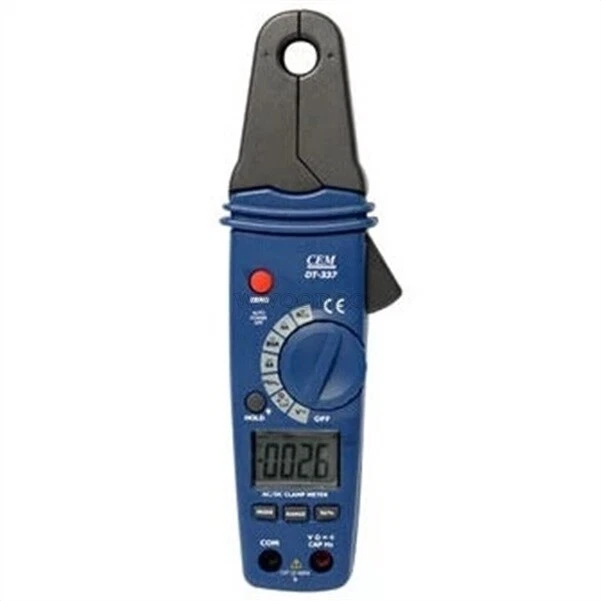 NEW CEM DT-337 Mini AC/DC Digital Clamp Meter Tester Multimeter CAT III ...