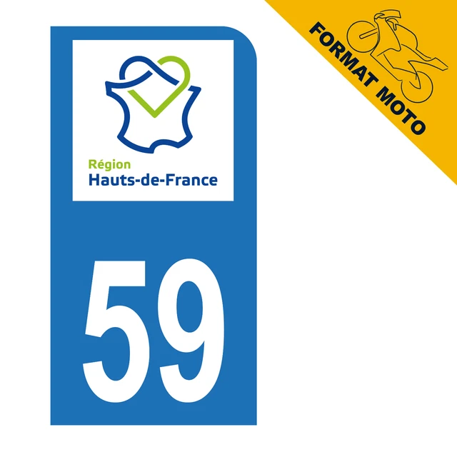 Autocollants Département 33 Gironde - Lot De 2 Stickers Plaque Immatriculation Voiture, Logo Nouvelle-Aquitaine