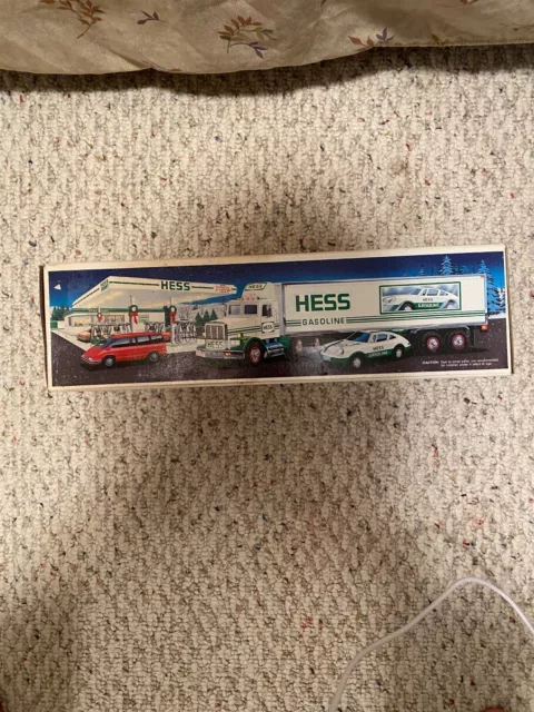 1992 Hess Toy Truck 18 Wheeler and Racer