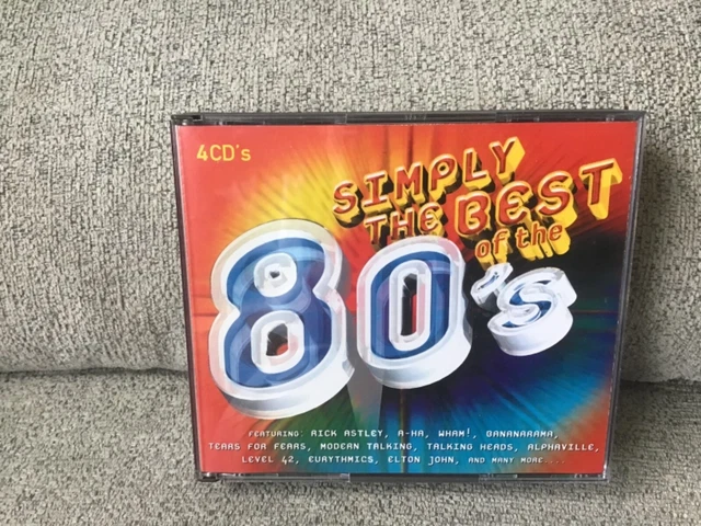 Simply the best 80s 4 cds tears for Fears Fleetwood Mac wham Elo shakin stevens