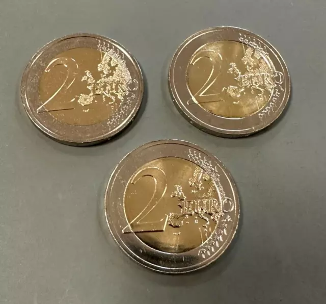 UNC SET of 3x 2 EUR COIN 2022/2023 "Glory to UKRAINE " All three coins issued! 3