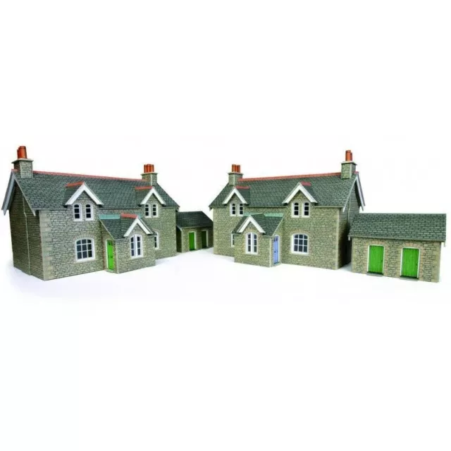 Workers cottages - OO/HO Card kit – Metcalfe PO255