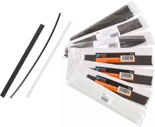 PowerTEC 92524 Assorted Plastic Welding Rods ABS PS PE PP Starter Pack