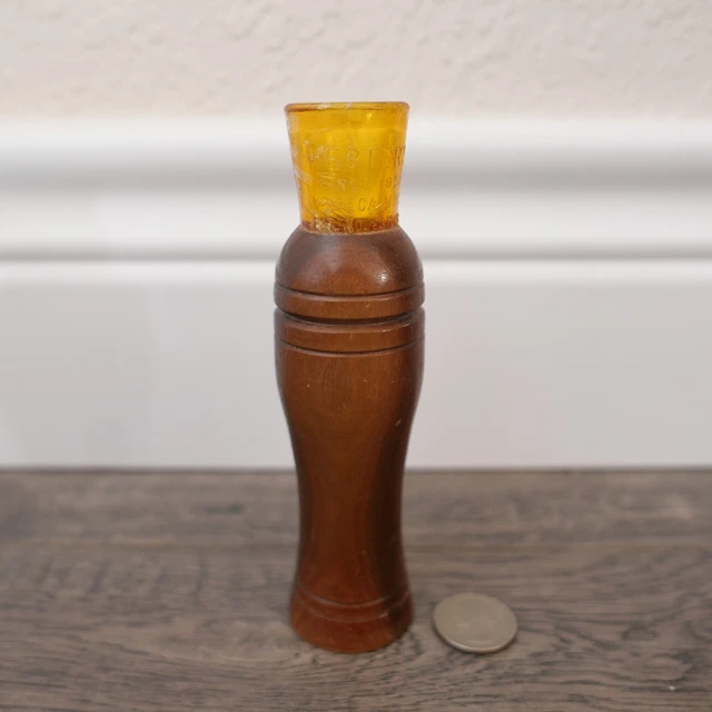 Vintage Herters Wooden Duck Call No. 2317458 Since 1893 Waseca MInn. !!!