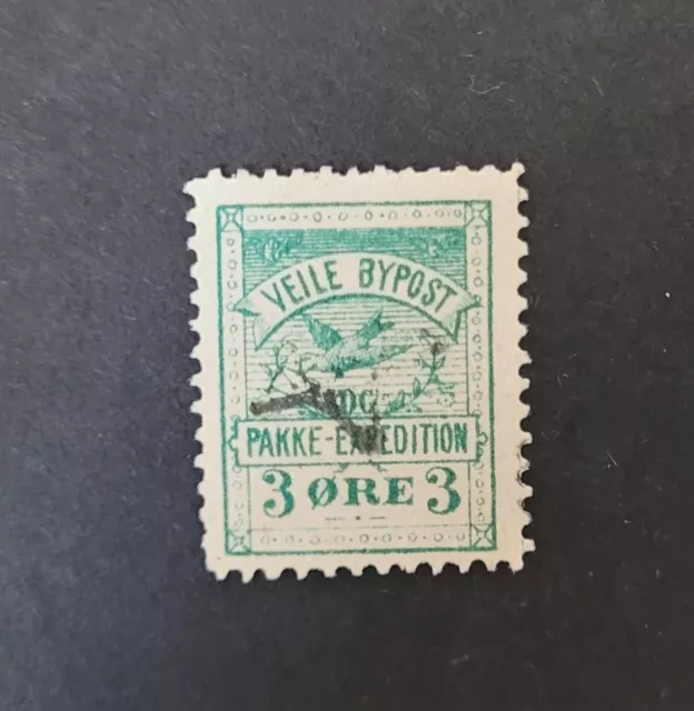 STAMPS DENMARK LOCAL POST VEILE USED - #4864a