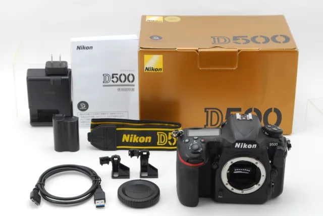 s/c 145319 [NEAR MINT in Box] Nikon D500 DSLR 20.9MP Digital Camera Body JAPAN