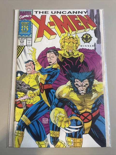 Uncanny X-Men # 275 Vf/Nm Marvel Comics 1991 Chris Claremont Jim Lee Newsstand