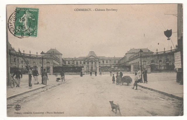 CPA 55 - COMMERCY : CHÂTEAU BERCHENY (MEUSE) ÉCRITE en 1909