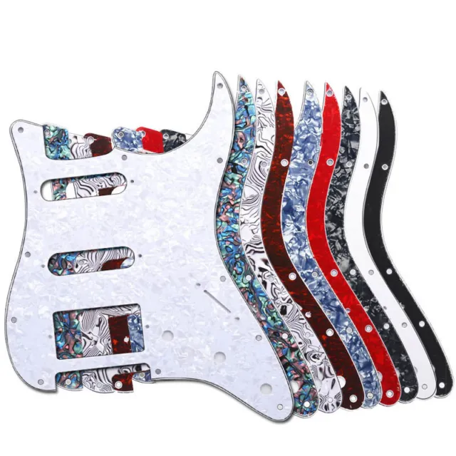 Strat Stratocaster Pickguard Scratch Plate for ST SQ Electric Guitar FIT SSH BR